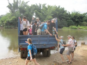 Crossing the river with supplies